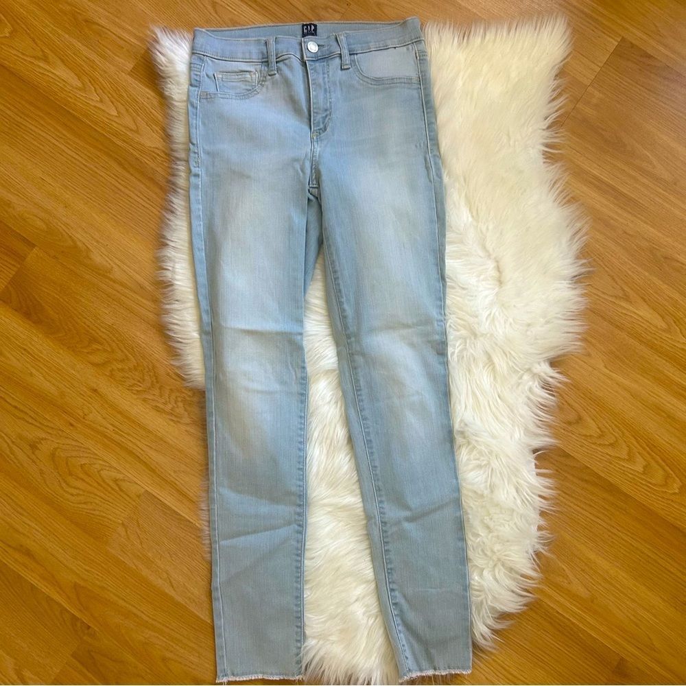 GAP Jeans Favorite Leggings Light Denim Size 27